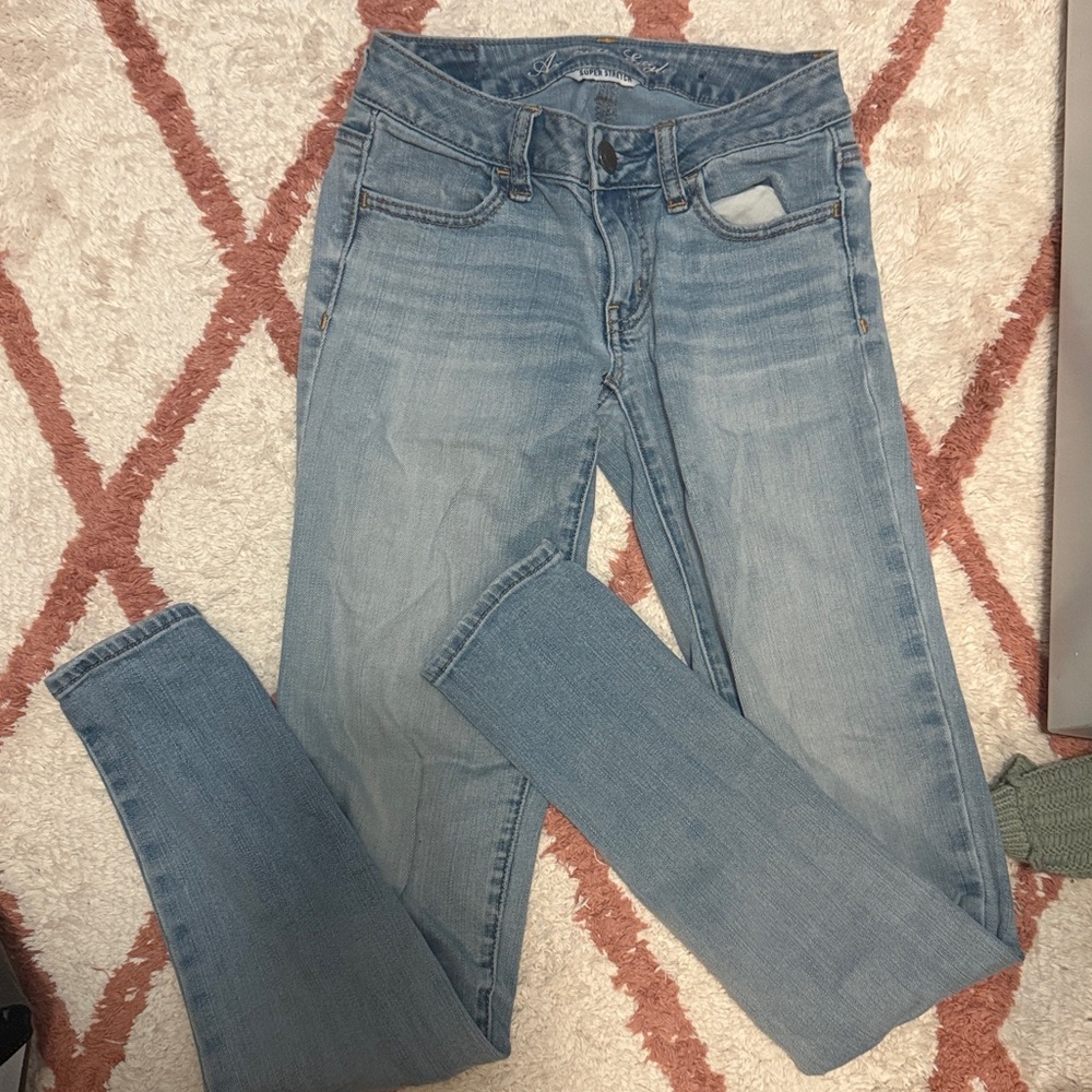 American Eagle Outfitters Low Rise Super Stretch Denim 00 Jegging